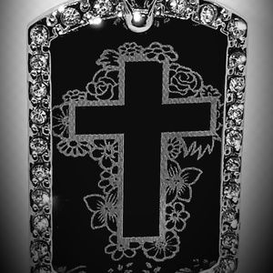 CUSTOM ENGRAVED CROSS PENDANT